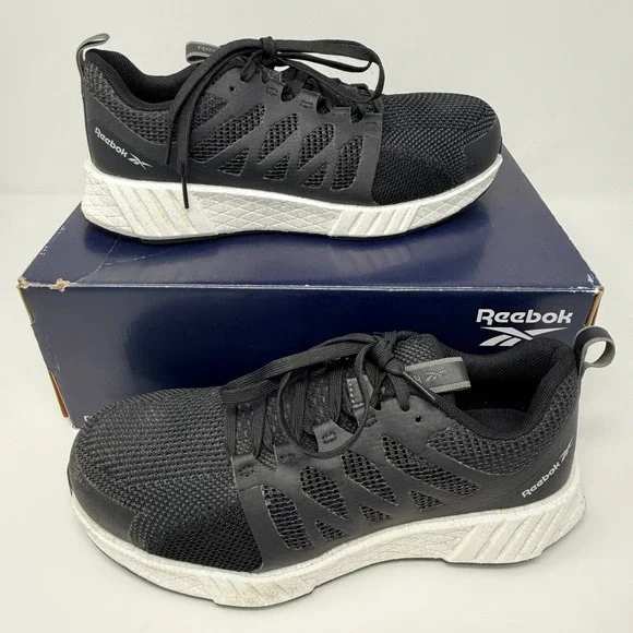Reebok Work Fusion Flexweave Work CT/ESD Women's Oxford ( SIZE 8.5) COMP TOE - Picture 2 of 7